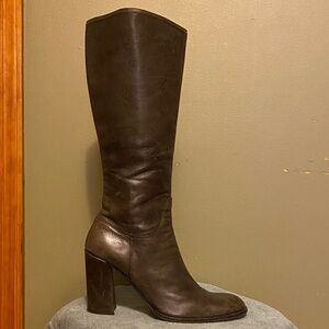 Vintage Alberto Fermani Dark Brown Heeled Boots